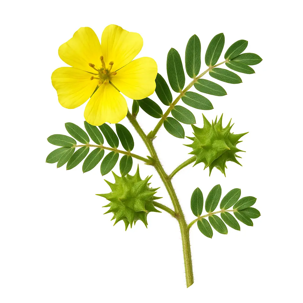 Tribulus terrestris — pianta che sostiene la forza e la determinazione